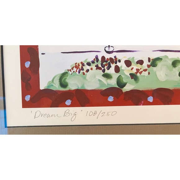 Tania Knudsen Dream Big Signed Numbered 108/250 Walton's Art Print Framed 2008 - Picture 7 of 16